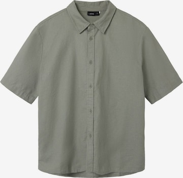 Coupe regular Chemise 'Hill' NAME IT en gris : devant