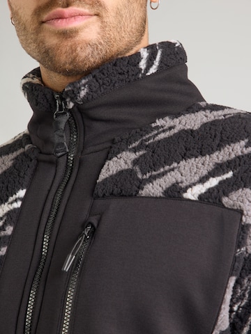 ICEPEAK - Chaqueta polar funcional 'ANVIS' en negro