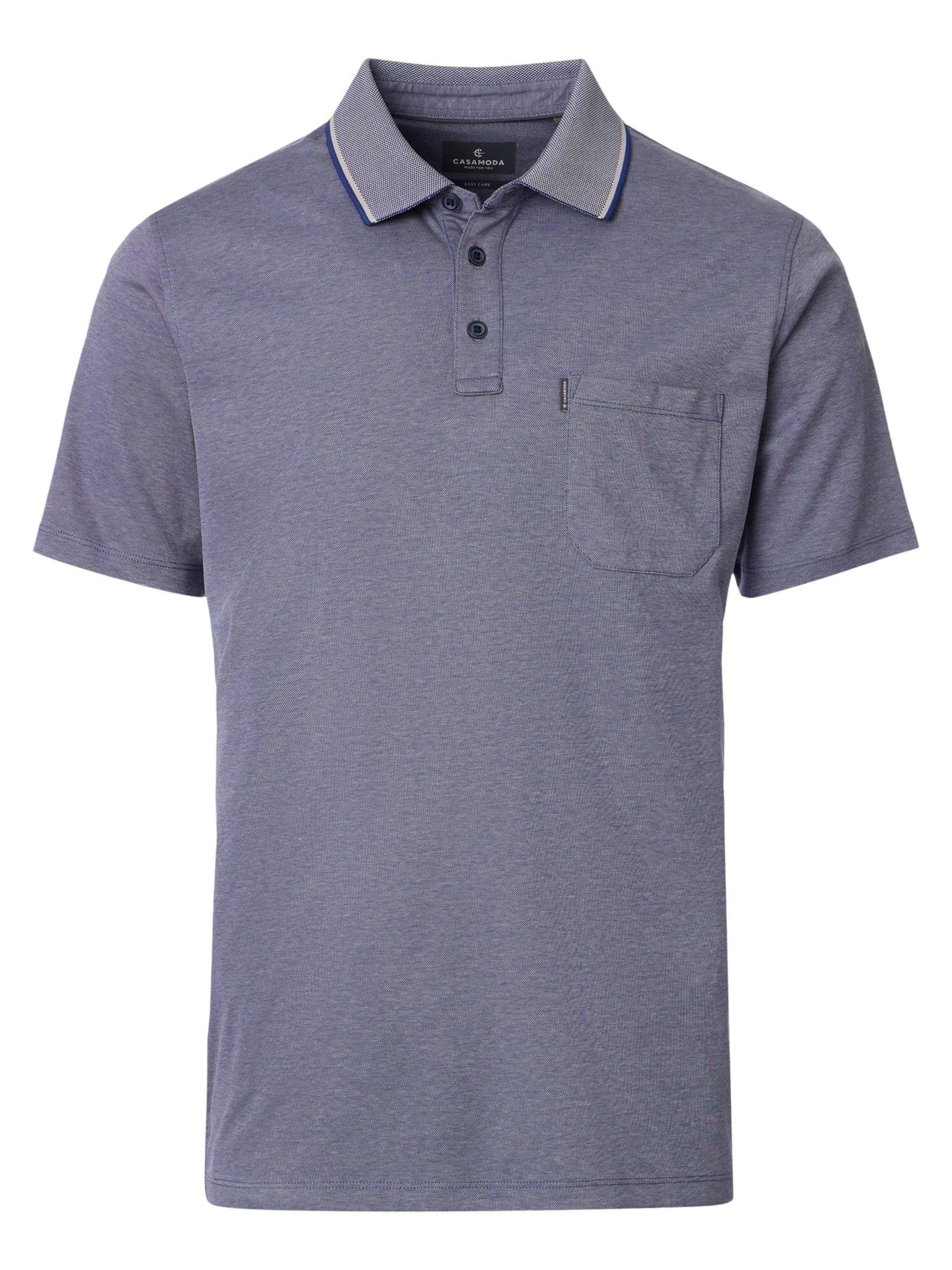 CASAMODA Shirt 'Basic'‌‌‌‌‌‌‌ in Blau: Vorderseite