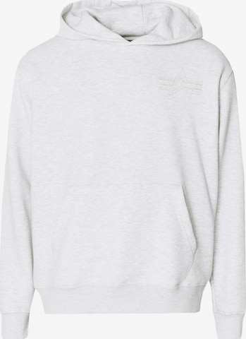 ALPHA INDUSTRIES Sweatshirt 'Coach' in Grau: Vorderseite