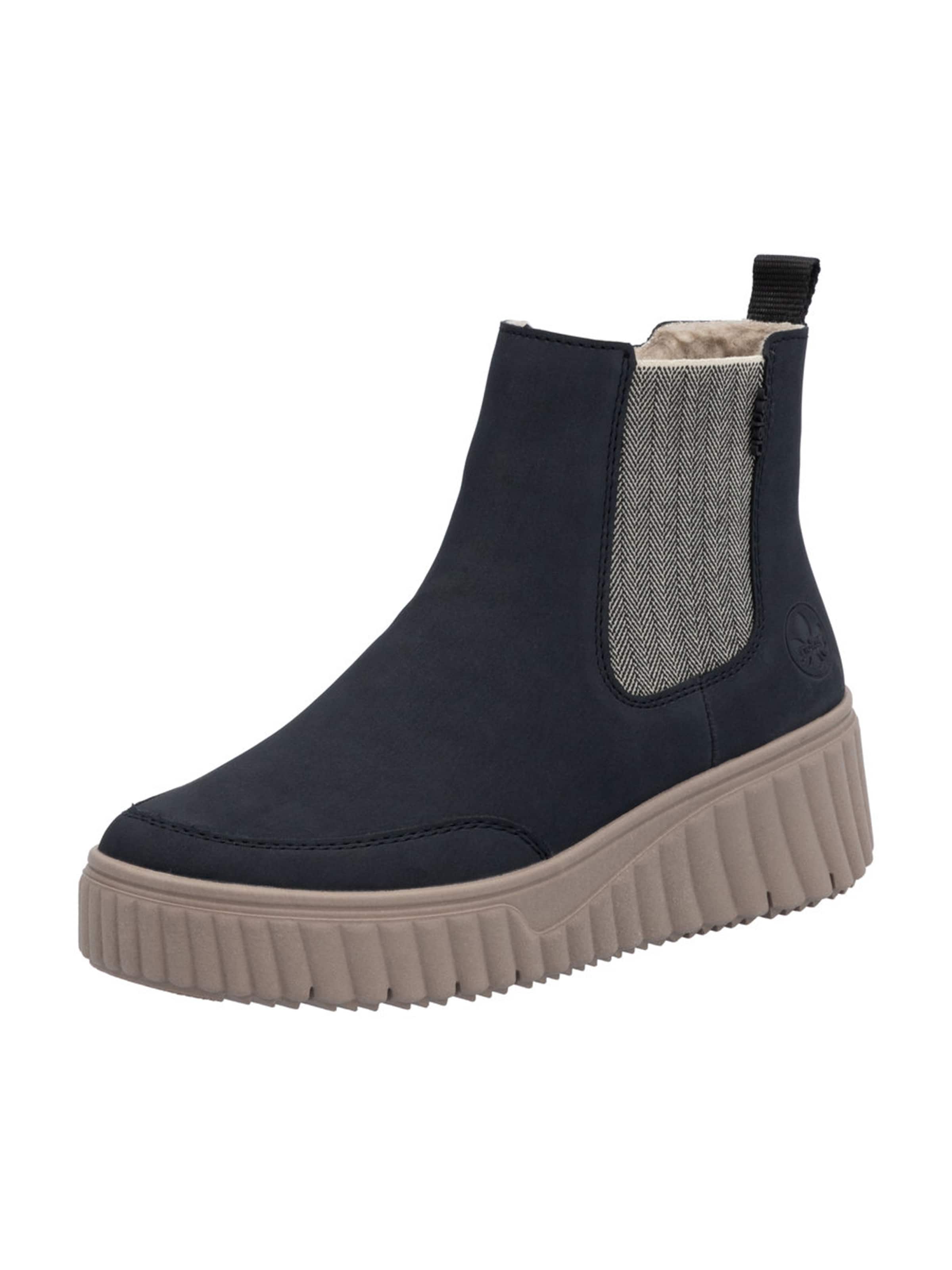 Rieker Chelsea čižmy - Modrá: predná strana