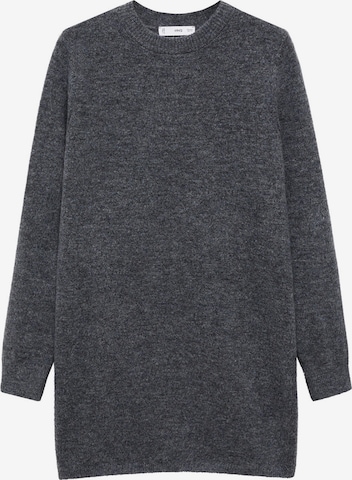 MANGO Sukienka z dzianiny 'ELIOTE' w kolorze szary: przód