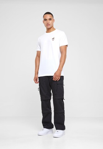 T-Shirt 'Peace Noodles' Mister Tee en blanc