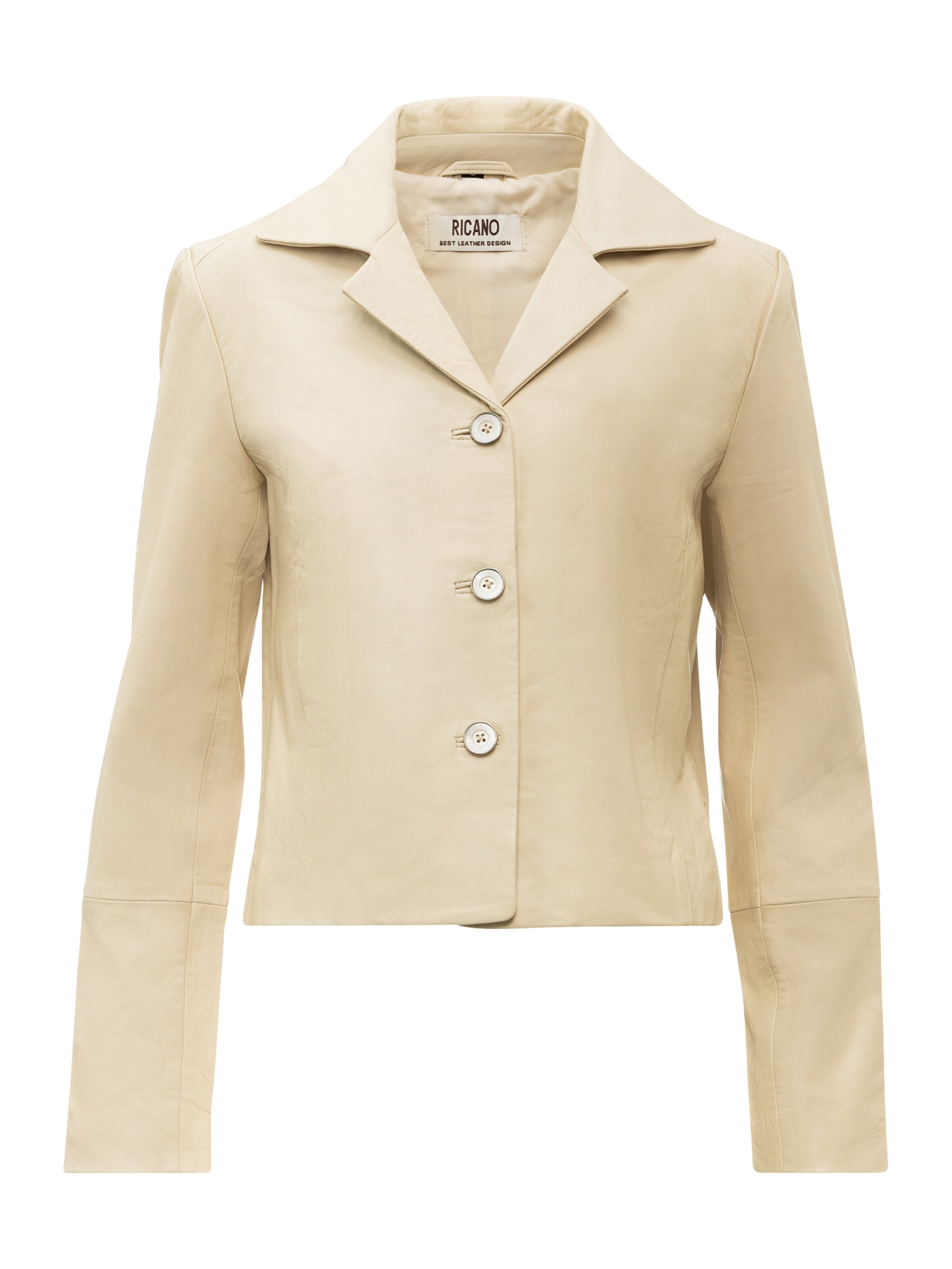 RICANO Tussenjas in Beige: voorkant