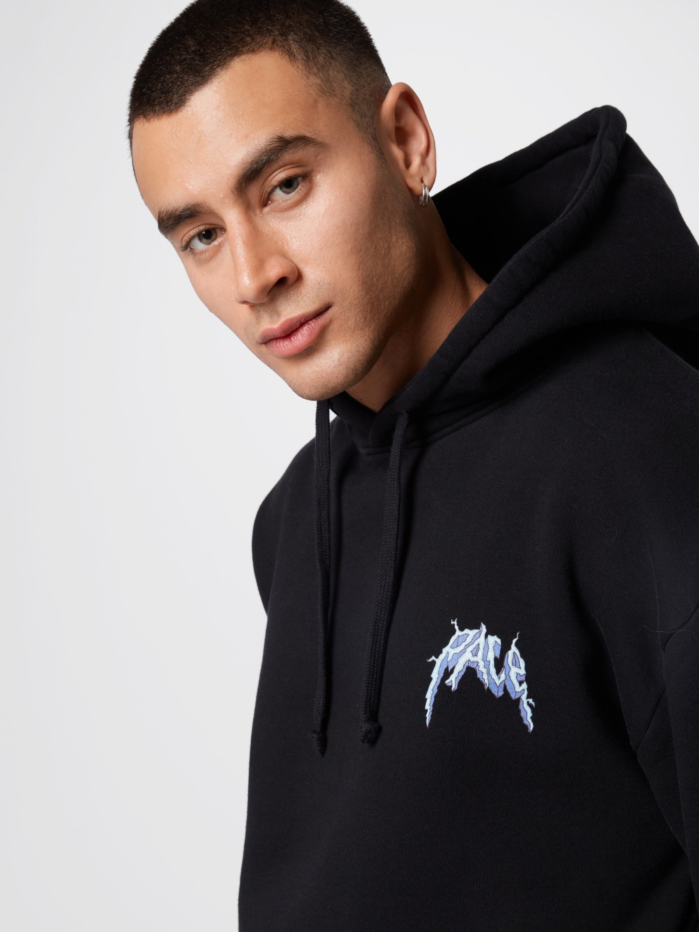Männer Sweat Pacemaker Sweatshirt 'Ricardo Cavolo' in Schwarz - FS59928 Männer Sweat Pacemaker Sweatshirt 'Ricardo Cavolo' in Schwarz - FS59928