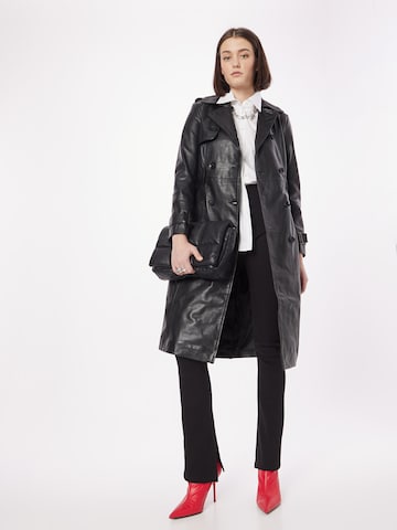 Karen Millen Between-seasons coat in Black