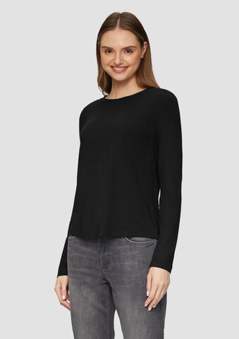T-shirt s.Oliver en noir : devant