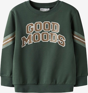 NAME IT Sweatshirt 'NMMLancer' in Grün: Vorderseite