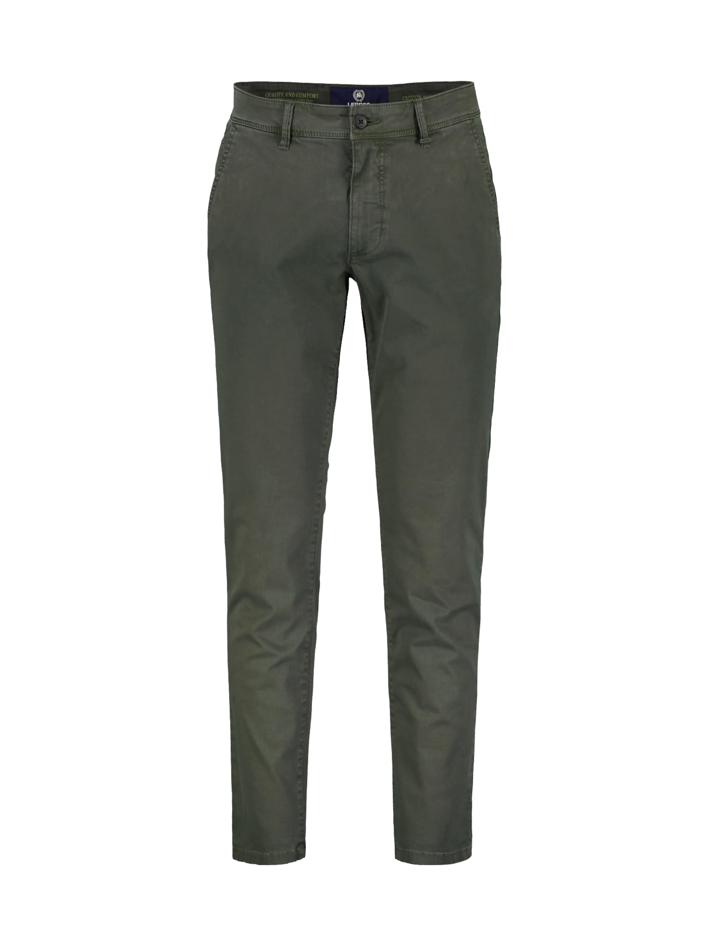 LERROS Slimfit Chino in Groen: voorkant