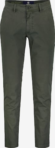 Pantalon chino LERROS en vert : devant