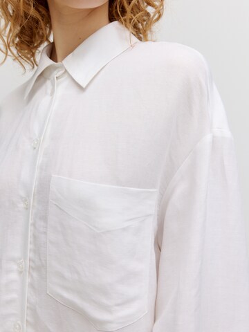 Camicia da donna 'Liza' di EDITED in bianco