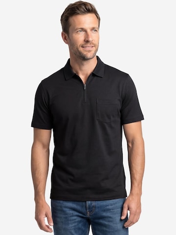 T-Shirt Ragman en noir : devant