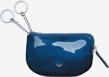GOLDEN HEAD Etui 'Carrara' in Blau: Vorderseite