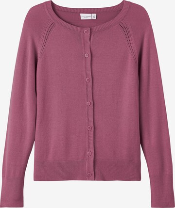 NAME IT Cardigan 'Vioni' i pink: forside