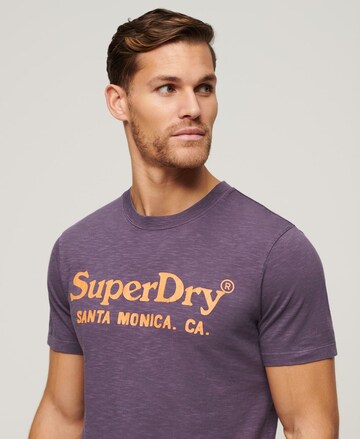 T-Shirt Superdry en violet