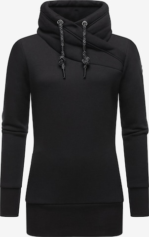 Ragwear Sweatshirt 'Neska' in Black: front