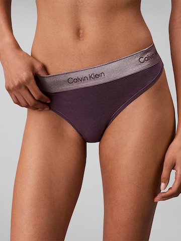 Calvin Klein UnderwearTanga gaćice - ljubičasta boja: prednji dio