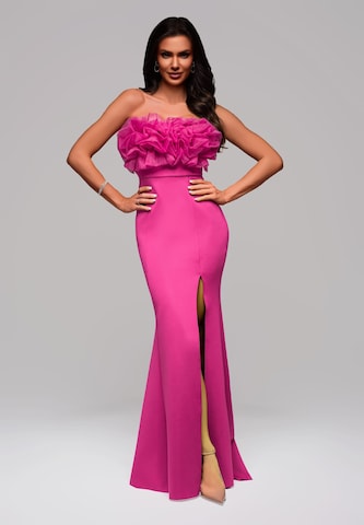 Ombre Evening dress in Pink