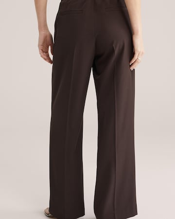 WE Fashion Широкий Плиссированные брюки в Коричневый
