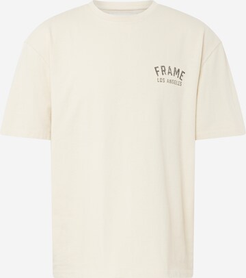 T-Shirt FRAME en beige : devant