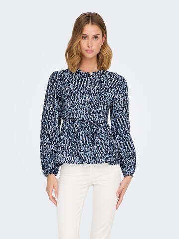 JDY Blouse 'Camilla' in Blue: front