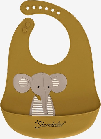 STERNTALER Bib 'Eddy' in Yellow: front