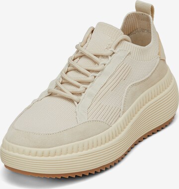 Baskets basses Marc O'Polo en beige : devant