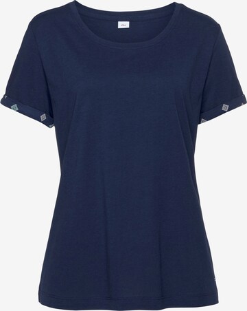 T-shirt s.Oliver en bleu : devant