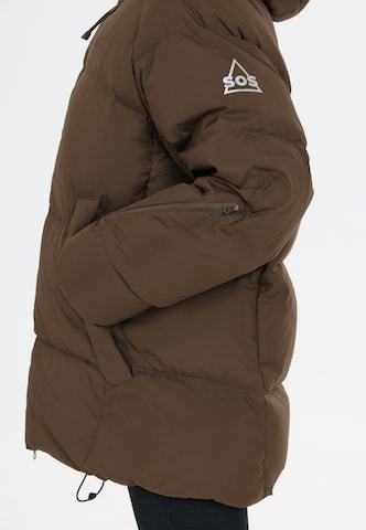 SOS Steppjacke 'Lyell' in Braun