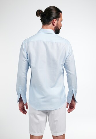 ETERNA Regular fit Button Up Shirt in Blue