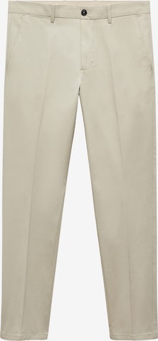 Regular Pantalon à plis 'Modica' MANGO MAN en beige : devant
