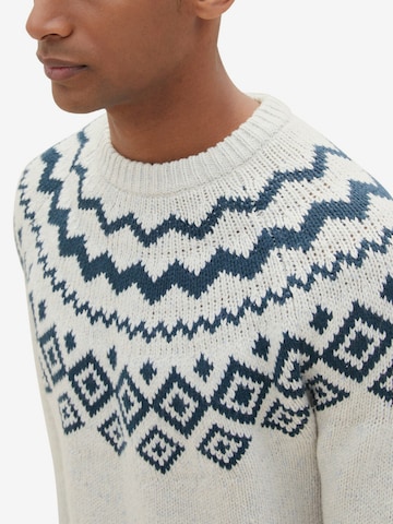 TOM TAILOR Sweater in Beige