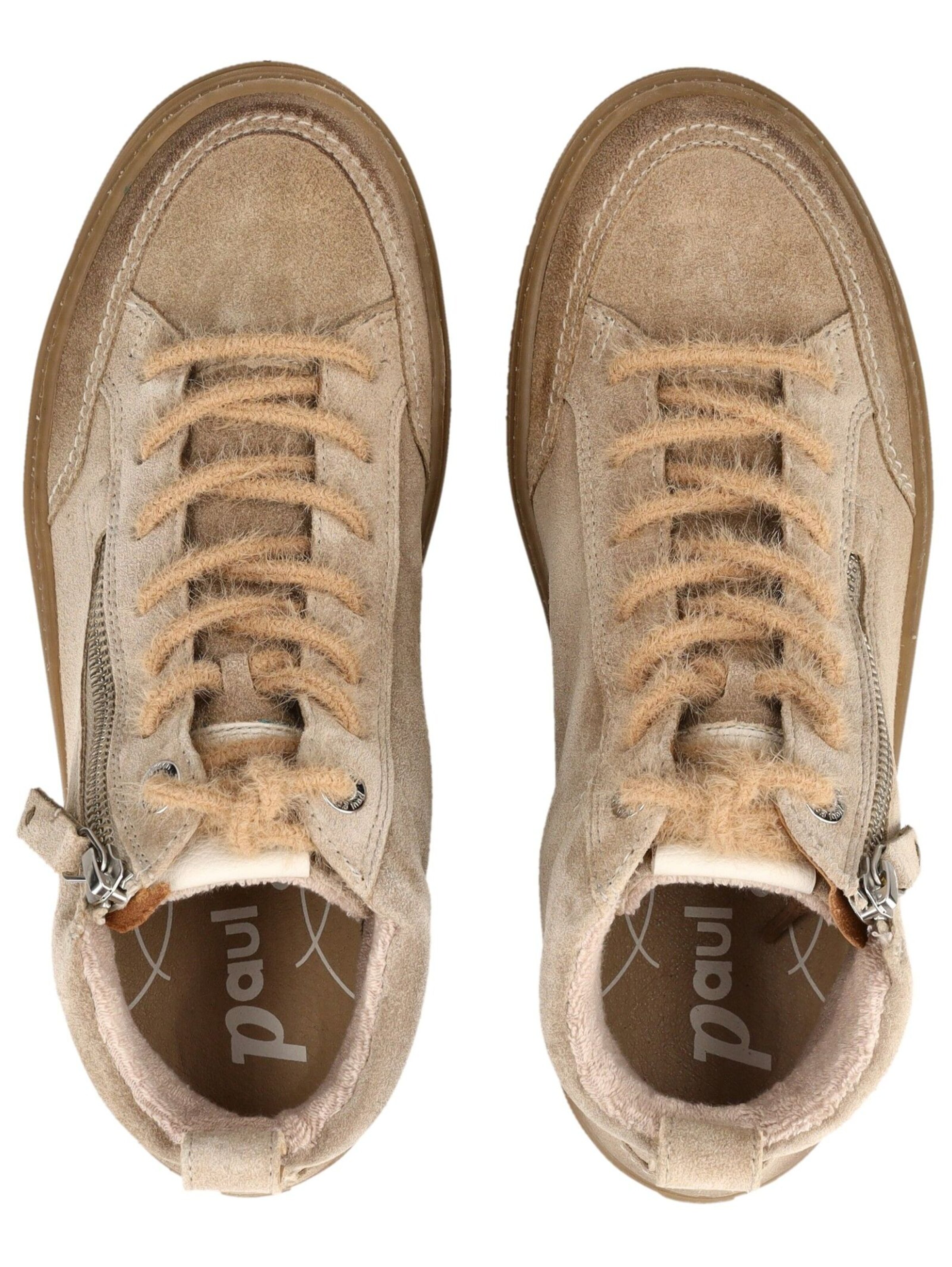 Paul Green Schnürstiefelette in Beige