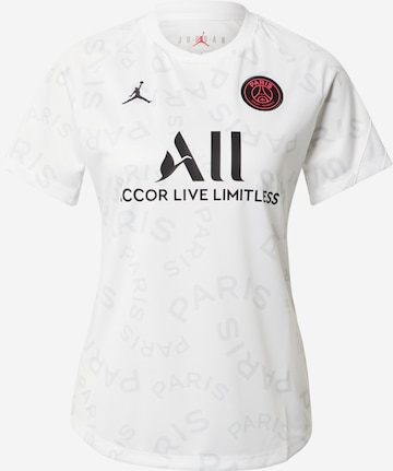 NIKE - Camiseta funcional 'Paris Saint-Germain' en blanco: frente