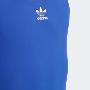ADIDAS ORIGINALS Badeanzug 'Adicolor 3-Stripes' in Blau