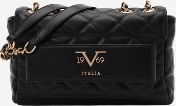 19V69 ITALIA Schultertasche 'Gaia Gold' in Schwarz: Vorderseite