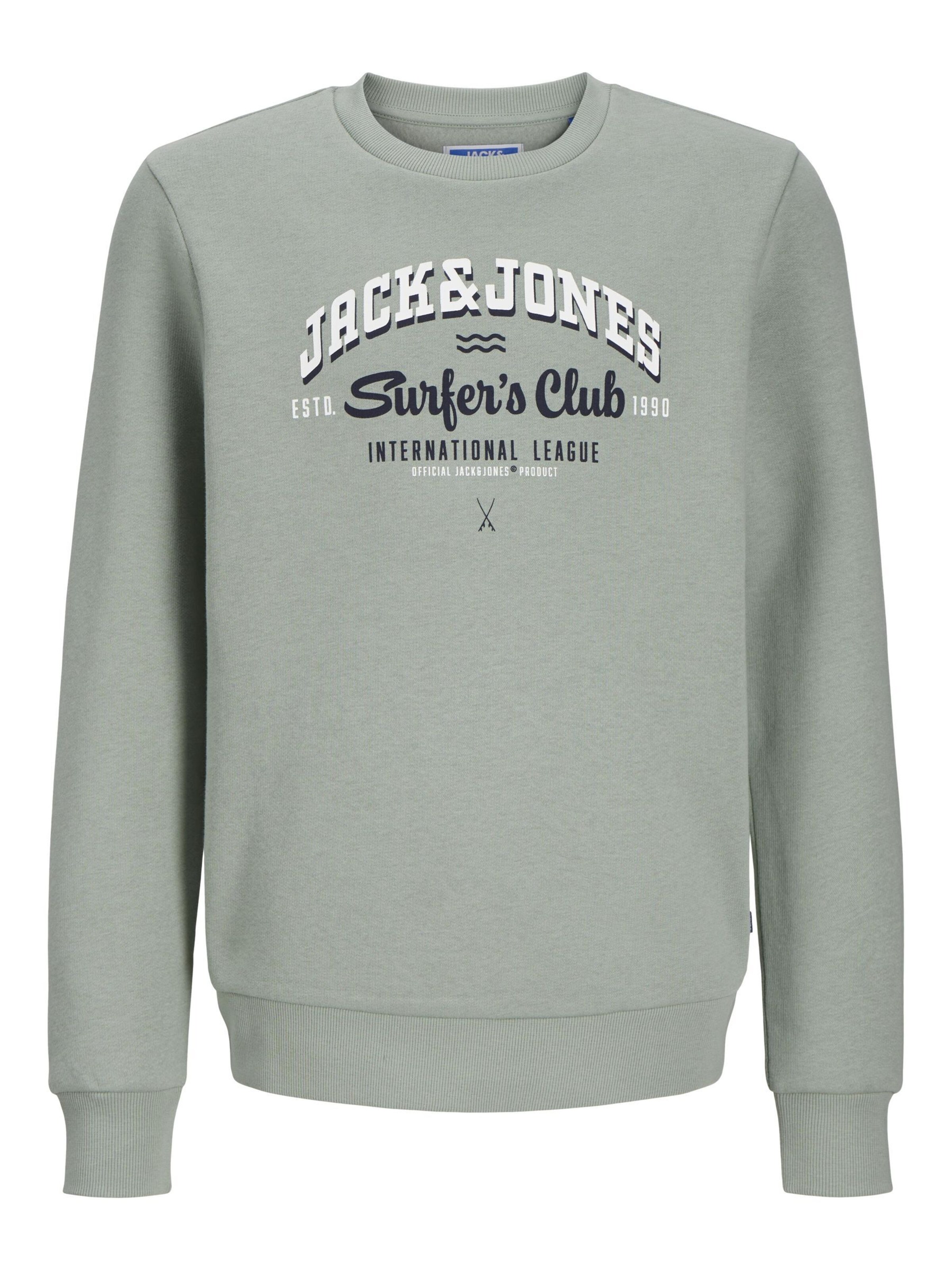 Sweat JACK & JONES MINI en vert : devant