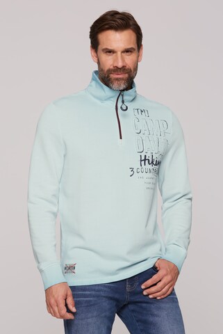 CAMP DAVID Sweatshirt in Blue: front