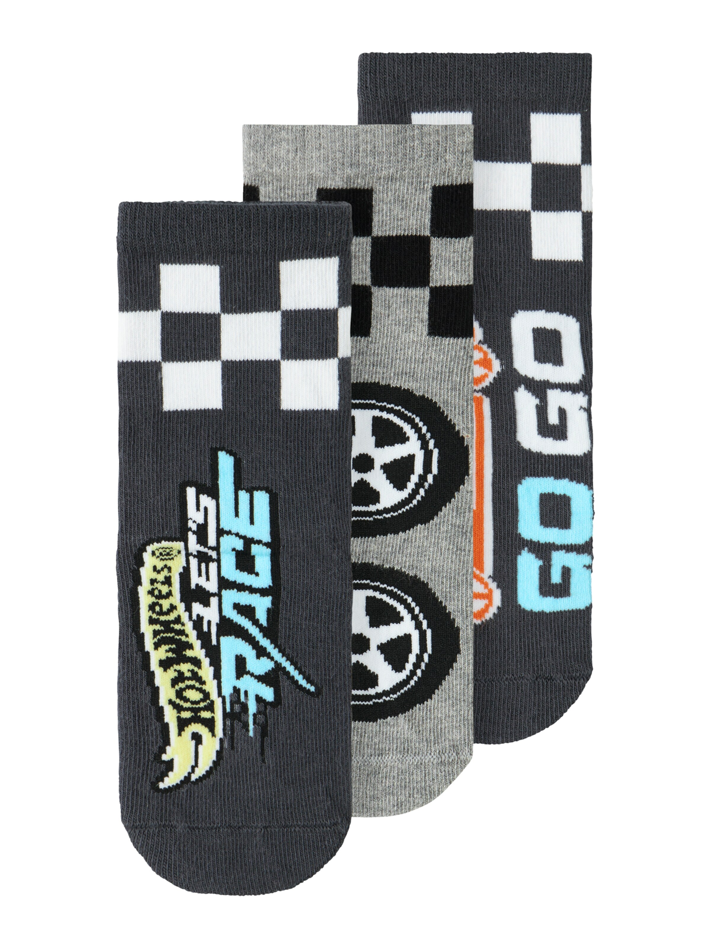 NAME IT - Calcetines 'NMMSOFUS HOTWHEELS' en azul: frente