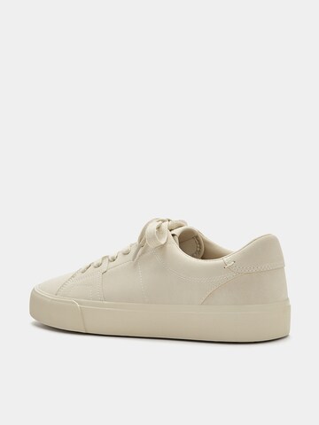 Pull&Bear Låg sneaker i beige