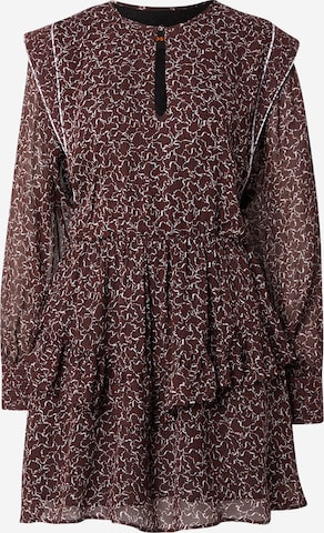 Robe 'C_Doulena' BOSS en rouge : devant