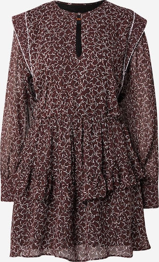 BOSS Haljina 'C_Doulena' u ecru/prljavo bijela / tamno crvena, Pregled proizvoda