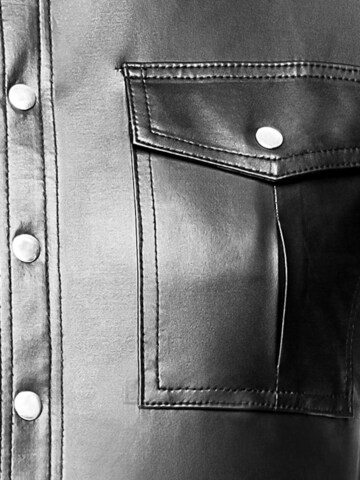 Noir Handmade Slim Fit Shirt in Schwarz