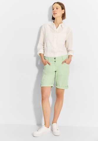 CECIL Regular Pants in Green