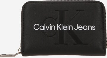 Calvin Klein Jeans Портмоне в черно: отпред