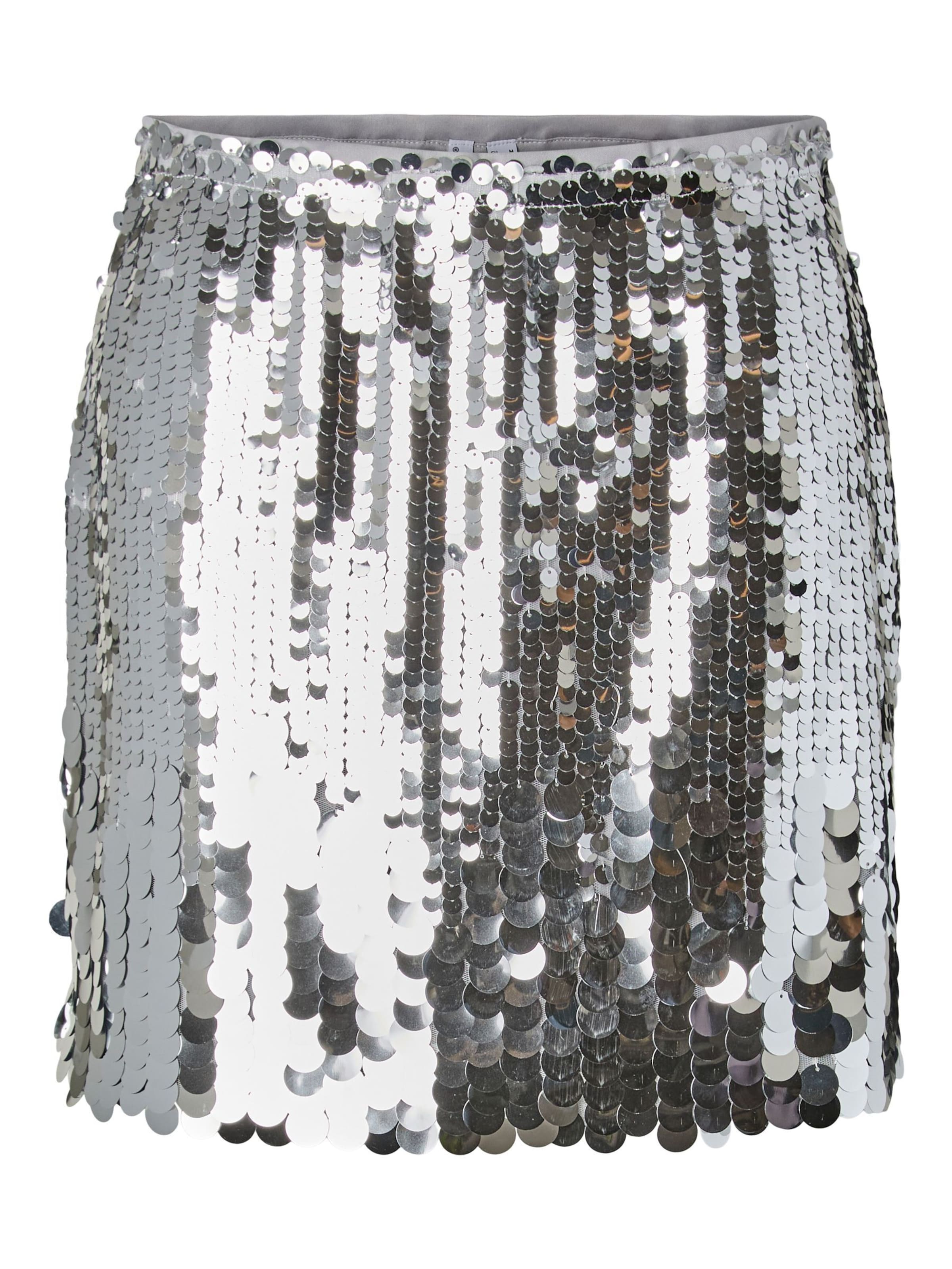 Gonna 'PCMalou' di PIECES in argento: frontale