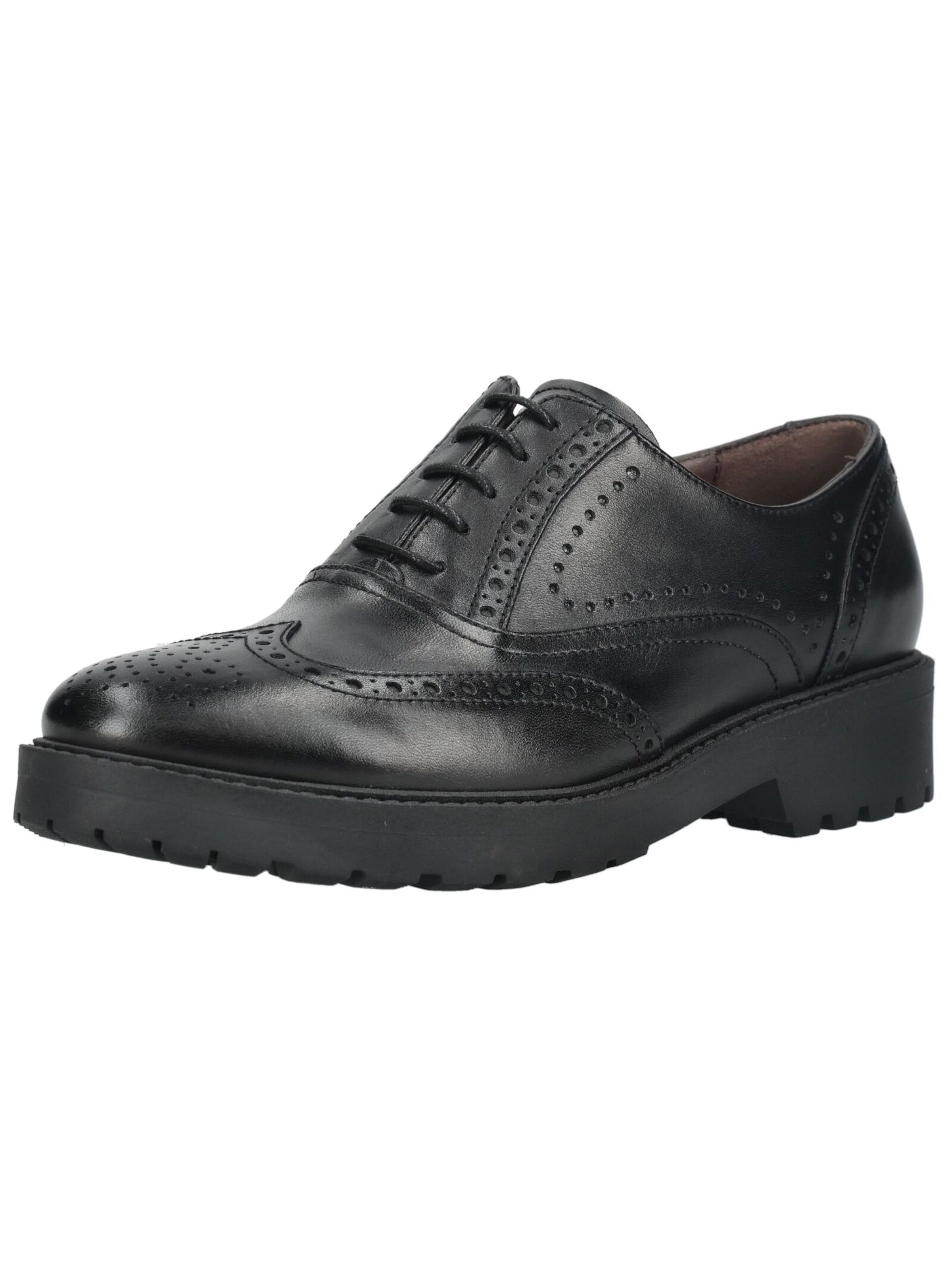 Chaussure à lacets Nero Giardini en noir : devant