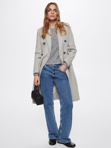 MANGO Between-Seasons Coat in Grey