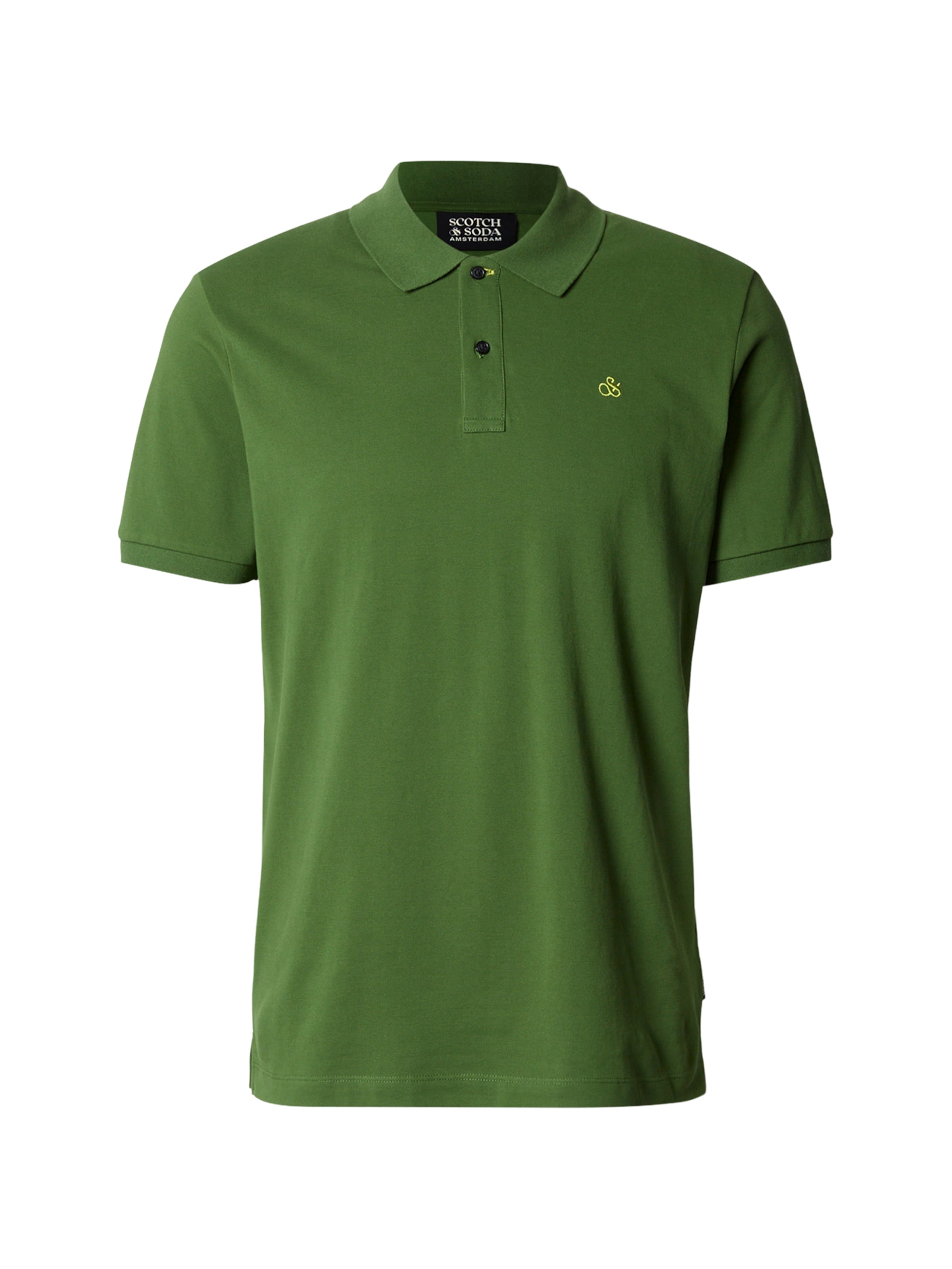SCOTCH & SODA - Camiseta 'SEASONAL CORE' en verde: frente