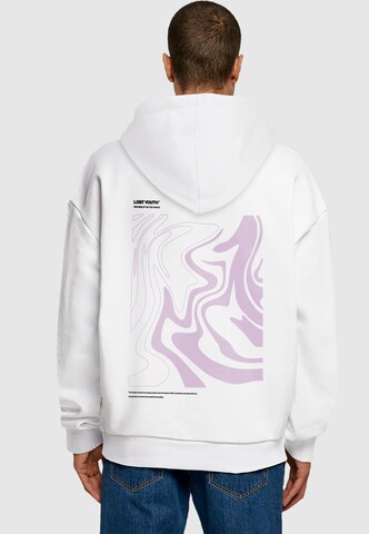 Sweat-shirt 'Chaos' Lost Youth en blanc : devant
